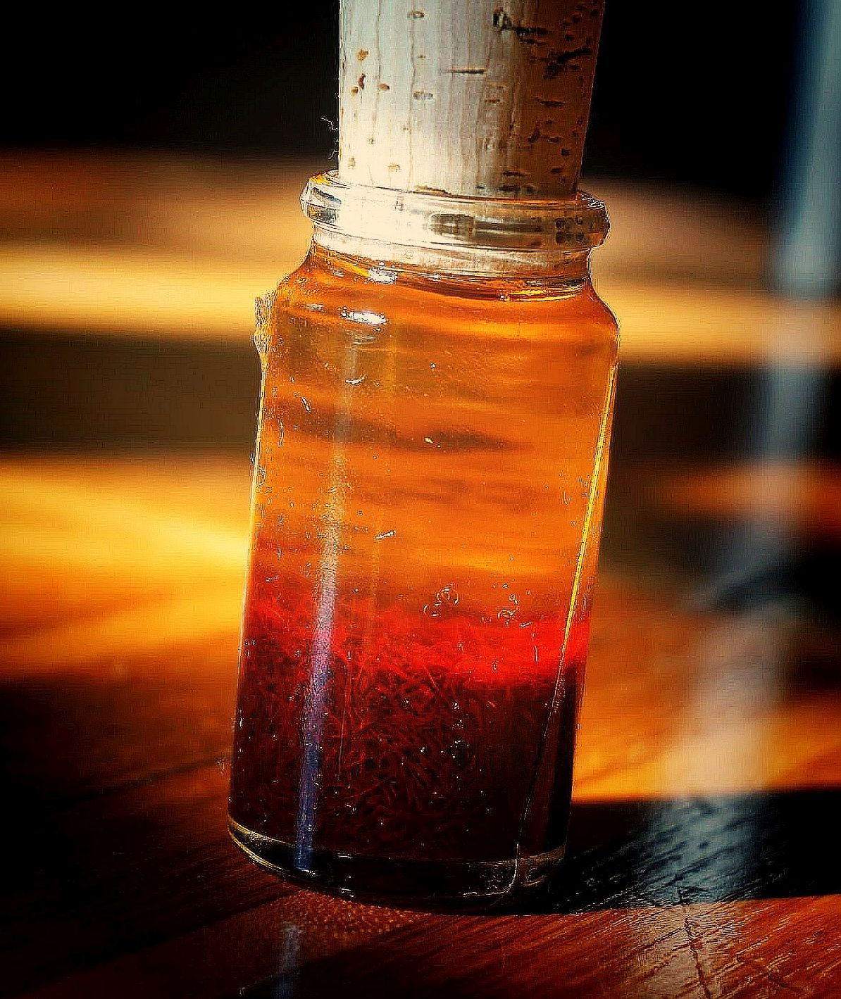 ATTAR de SAFRAN - Our Saffron Threads, cured in Sandalwood oil