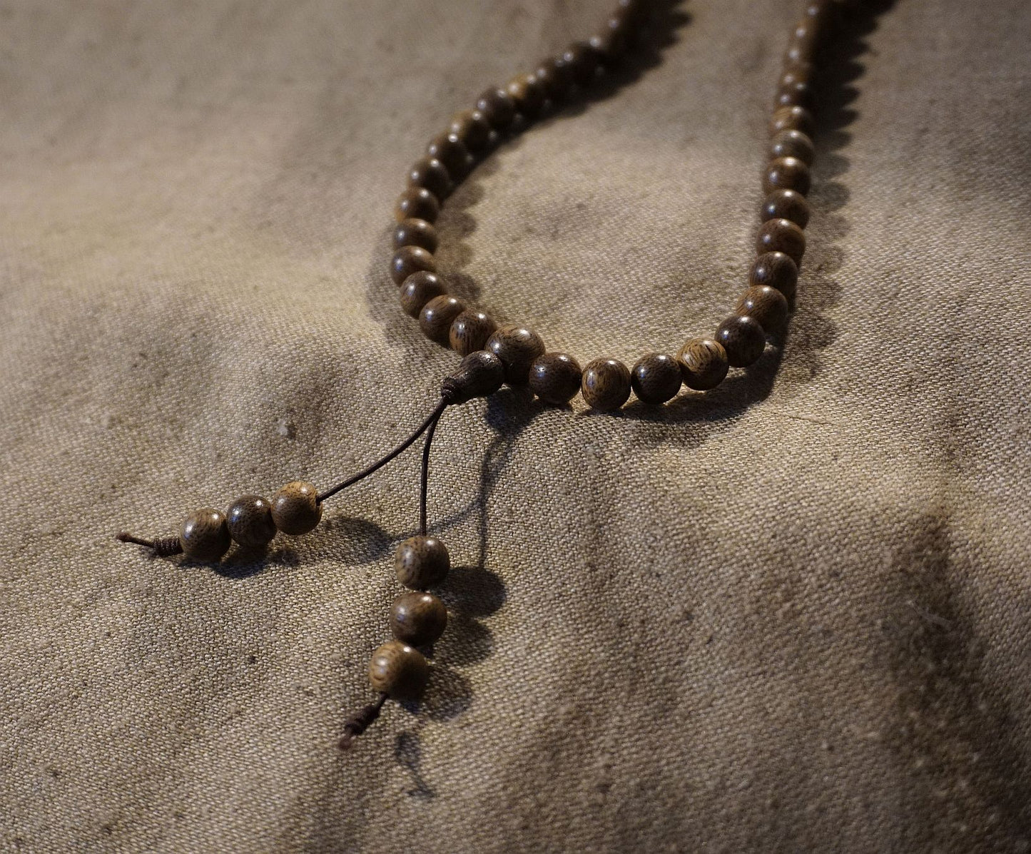 CAMBODIAN AGARWOOD MALA - 108 Beads x 8mm - Cambodia {cultivated}