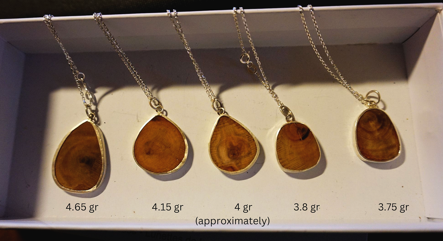 SINKING WILD JAVANESE SANDALWOOD FRAGRANT PENDANTS - Unique pieces